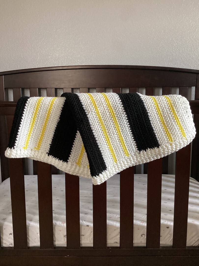 Cleveland Browns themed baby blanket MakerPlace by Michaels